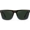 image:imageWearMe Pro WMP Eyewear  Modern Square Sunglasses for Men Lightweight Acetate Polarized Lenses 100 UVAUVB ProtectionBlue Forest Fade  Smoke Green Lens