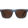 image:imageWearMe Pro WMP Eyewear  Modern Square Sunglasses for Men Lightweight Acetate Polarized Lenses 100 UVAUVB ProtectionCrystal Indigo  Brown Lens