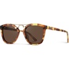 image:imageWearMe Pro WMP Eyewear  Womens Oversized Polarized Sunglasses Square Vintage Style with Metal DoubleBar BridgeHoneycomb Tortoise  Brown Lens