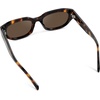 image:imageWearMe Pro WMP Eyewear  Womens Polarized Oval Sunglasses Oversized SoftAngle Frame Metal Accents Trendy Everyday StyleBrown Tortoise  Brown Lens