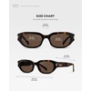 image:imageWearMe Pro WMP Eyewear  Womens Polarized Oval Sunglasses Oversized SoftAngle Frame Metal Accents Trendy Everyday StyleBrown Tortoise  Brown Lens