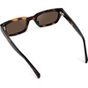 image:imageWearMe Pro WMP Eyewear  Womens Polarized Oversized Rectangular Sunglasses Wide Frame Thick Temples HighFashion StyleBrown Tortoise  Brown Lens