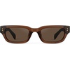 image:imageWearMe Pro WMP Eyewear  Womens Polarized Oversized Rectangular Sunglasses Wide Frame Thick Temples HighFashion StyleCocoa Brown  Brown Lens