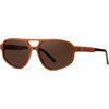 image:imageWearMe Pro WMP Eyewear  Womens Retro Double Bridge Aviator Sunglasses Polarized Lenses Lightweight Full UV ProtectionMilky Rust Tortoise  Brown Lens