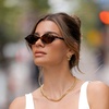 image:imageWearMe Pro WMP Eyewear  Womens Trendy Oval Sunglasses Small Retro Frame 90s Y2K Style Perfect for Everyday WearBrown Tortoise  Dark Brown Lens