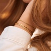 image:imageWearMe Pro Womens 2mm Cuban Link Bracelet  Adjustable Size