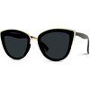 image:imageWearMe Pro Womens Cat Eye Mirrored Reflective Lenses Oversized Cateyes Sunglasses