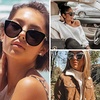 image:imageWearMe Pro Womens Cat Eye Mirrored Reflective Lenses Oversized Cateyes Sunglasses