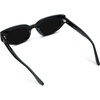 image:imageWearMe Pro Womens CatEye Sunglasses Flat Lens Acetate Frame AntiReflectiveBlack  Triple Black Lens