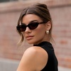image:imageWearMe Pro Womens CatEye Sunglasses Flat Lens Acetate Frame AntiReflectiveBrown Tortoise  Dark Brown Lens