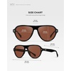 image:imageWearMe Pro Womens Polarized Aviator Sunglasses  Rounded Style for Tennis amp Pickleball  AntiGlare Lens Flattering FitBlack  Tinted Red Lens
