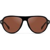 image:imageWearMe Pro Womens Polarized Aviator Sunglasses  Rounded Style for Tennis amp Pickleball  AntiGlare Lens Flattering FitBlack  Tinted Red Lens