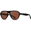 image:imageWearMe Pro Womens Polarized Aviator Sunglasses  Rounded Style for Tennis amp Pickleball  AntiGlare Lens Flattering FitBlack  Tinted Red Lens