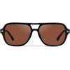 image:imageWearMe Pro Womens Polarized Aviator Sunglasses  Sport Style for Tennis amp Pickleball  AntiGlare Lens Wide CoverageBlack  Tinted Red Lens