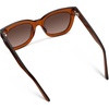 image:imageWearMe Pro Womens Polarized Large Square Sunglasses Subtle Cat Eye Corners Thick Frame amp Modern AestheticsCrystal Chestnut Brown Frame  Brown Lens