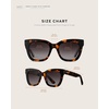 image:imageWearMe Pro Womens Polarized Large Square Sunglasses Subtle Cat Eye Corners Thick Frame amp Modern AestheticsTortoise Frame  Brown Lens