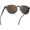 image:imageWMP Eyewear  Mens Modern Geometric P3 Round Retro Polarized Sunglasses Lightweight Acetate Frame Premium UV ProtectionCrystal Stone Blue  Brown Lens