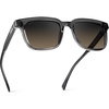 image:imageWMP Eyewear  Mens Polarized Sunglasses Bold Modern Square Design Acetate Frame UV ProtectionSmoke Grey  Grey Brown Gradient Lens