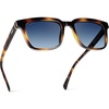 image:imageWMP Eyewear  Mens Polarized Sunglasses Bold Modern Square Design Acetate Frame UV ProtectionWhiskey Tortoise  Blue Gradient Lens
