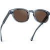 image:imageWearMe Pro  Mens Retro Round Oval Polarized Sunglasses Lightweight Acetate Frame UV Protection Metal Core DesignDenim Blue  Brown Lens