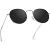 Silver Frame / Black Lens