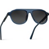 image:imageWearMe Pro Bold Retro Polarized Aviator Sunglasses  Geometric Flat Top Frame Design Gradient LensesCrystal Cobalt  Smoke Gradient Lens