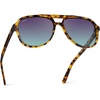 image:imageWearMe Pro Chic Retro Oversized Polarized Sunglasses Statement Aviators for WomenHoney Tortoise Frame  Twilight Gradient Lens