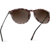image:imageWearMe Pro Round Polarized Sunglasses for Women  UV400 Protection Lightweight Frame Vintage Retro StyleBeige Tortoise Frame  Brown Gradient Lens
