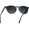 image:imageWearMe Pro WMP Eyewear  Classic Round Polarized Sunglasses for Men  Retro Design with UV ProtectionCrystal Cobalt  Black Gradient Lens