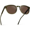 image:imageWearMe Pro WMP Eyewear  Mens Classic Round Polarized Sunglasses Premium Slim Acetate Frame with Dashed Rivet DetailsDark Moss Green  Brown Lens