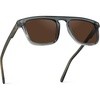 image:imageWearMe Pro WMP Eyewear  Mens Polarized Bold Geometric Flat Top Key Hole Design Acetate Frame SunglassesCrystal Stone Blue  Brown Lens