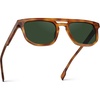 Honey Tortoise / Smoke Green Lens
