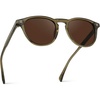 image:imageWearMe Pro WMP Eyewear  Mens Polarized Round Sunglasses Classic Design Keyhole Bridge Metal Rivets VintageInspiredKhaki Green  Dark Brown Lens