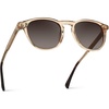 image:imageWearMe Pro WMP Eyewear  Mens Polarized Round Sunglasses Classic Design Keyhole Bridge Metal Rivets VintageInspiredSand Brown  Brown Gradient Lens