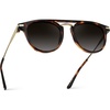 image:imageWearMe Pro WMP Eyewear  Mens Polarized Round Sunglasses RetroInspired Design with Acetate amp Metal FrameBrown Tortoise  Oak Brown Gradient Lens