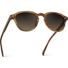 image:imageWearMe Pro WMP Eyewear  Mens Polarized Round Sunglasses Slim Acetate Frame Metal Rivets Keyhole Bridge Retro StyleGolden Brown Grain  Grey Brown Gradient Lens