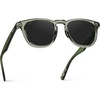image:imageWearMe Pro WMP Eyewear  Mens Polarized Sport amp Golf Sunglasses Round Frame AntiReflective Lenses NonSlip Nose PadsCrystal Agave Green  Black Lens