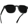 image:imageWearMe Pro WMP Eyewear  Mens Square Polarized Sunglasses Thick Acetate Frame Bold Geometric Shape Retro 60s DesignBlack  Triple Black Lens