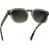 image:imageWearMe Pro WMP Eyewear  Mens Square Polarized Sunglasses Thick Acetate Frame Bold Geometric Shape Retro 60s DesignCrystal Agave Green  Grey Brown Gradient Lens