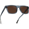 image:imageWearMe Pro WMP Eyewear  Modern Square Sunglasses for Men Lightweight Acetate Polarized Lenses 100 UVAUVB ProtectionCrystal Indigo  Brown Lens