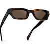image:imageWearMe Pro WMP Eyewear  Womens Polarized Oversized Rectangular Sunglasses Wide Frame Thick Temples HighFashion StyleBrown Tortoise  Brown Lens
