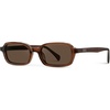 image:imageWearMe Pro WMP Eyewear  Womens Slim Rectangular Sunglasses 90s Compact Frame AntiReflective Lenses Minimal StyleCocoa Brown  Brown Lens