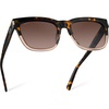 image:imageWearMe Pro Womens Large Square Sunglasses Bold Thick Frame Winged Browline amp Polarized LensesCrystal Brown Tortoise Frame  Brown Gradient Lens