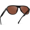 image:imageWearMe Pro Womens Polarized Aviator Sunglasses  Rounded Style for Tennis amp Pickleball  AntiGlare Lens Flattering FitBlack  Tinted Red Lens