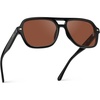 Black / Tinted Red Lens