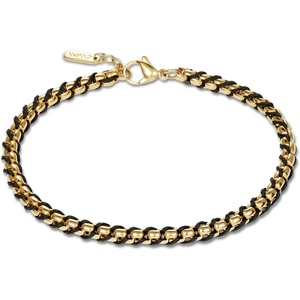 image:imageWMP Eyewear  Mens Stainless Steel amp Rope Bracelet 4mm Thick Hypoallergenic HighPolished Finish Durable Design