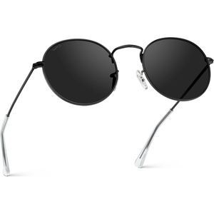 image:imageWearMe Pro  Reflective Lens Round Trendy SunglassesBlack