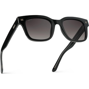 image:imageWearMe Pro WMP Eyewear  Mens Classic Square Sunglasses Lightweight Acetate Frame with Polarized Lenses 100 UV ProtectionBlack  Grey Gradient Lens
