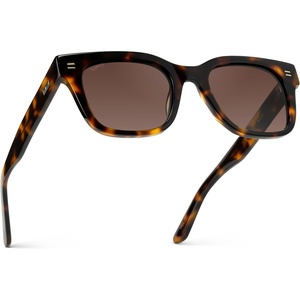 image:imageWearMe Pro WMP Eyewear  Mens Classic Square Sunglasses Lightweight Acetate Frame with Polarized Lenses 100 UV ProtectionBrown Tortoise  Gradient Brown Lens