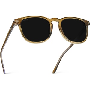 image:imageWearMe Pro WMP Eyewear  Mens Polarized Modern Rounded Square SunglassesCrystal Verde  Triple Black Lens